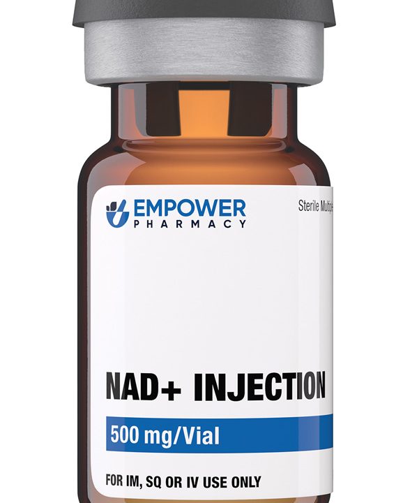 Vial of NAD+ supplement for IV therapy